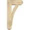 Ekena Millwork Thorton Craftsman Rough Sawn Bracket w/ Offset Brace, Douglas Fir, 6"W x 14"D x 26"H BKT0604X14X26THR04RDF - alternate 4
